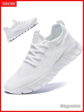 Breathable Mesh Slip On Running Shoes for Men Women Lightweight Non Slip EVA
